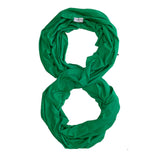 Infinity Travel Scarf With Zipper Pocket - Green The Pack Wolf Company