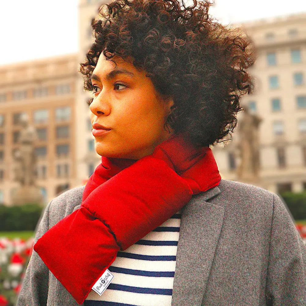 Puffer Scarf - Winter Scarf With Pocket The Pack Wolf Company