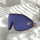 Sleep Mask 3D Memory Foam & Travel Pouch The Pack Wolf Company Blue