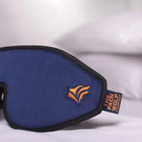 Sleep Mask 3D Memory Foam & Travel Pouch The Pack Wolf Company Blue