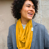 Infinity Travel Scarf With Zipper Pocket - Ginger The Pack Wolf Company