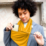 Infinity Travel Scarf With Zipper Pocket - Ginger The Pack Wolf Company