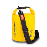 Waterproof Dry Bag 5L - Yellow/ Navy Blue The Pack Wolf Company