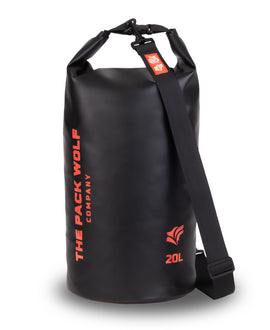 Waterproof Dry Bag - Black/ Orange