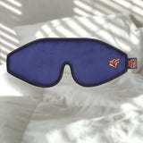 Sleep Mask 3D Memory Foam & Travel Pouch The Pack Wolf Company Blue